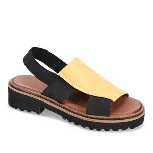 Women's Yellow Platform Sandal: Bueno Amy